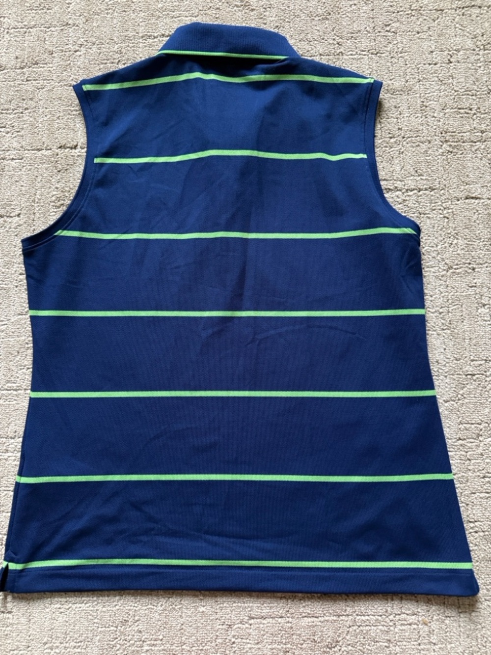 Vineyard Vines blue / green sleeveless polo sz L - Picture 4 of 5